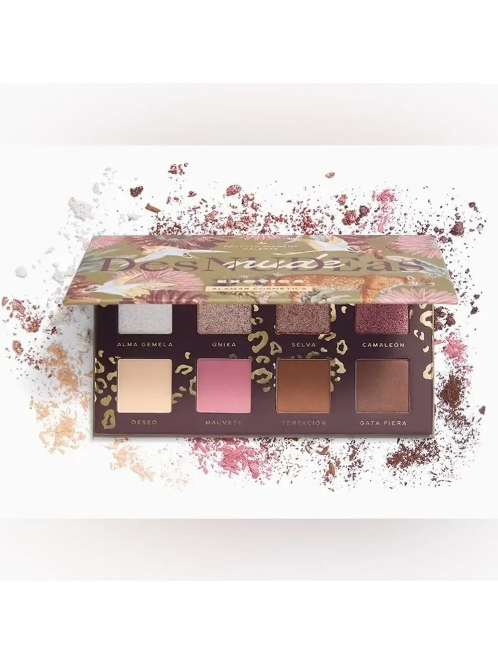 ALAMAR COSMETICS DesNudeAs Exotica Eyeshadow Pressed Pigment Palette 8 Shades